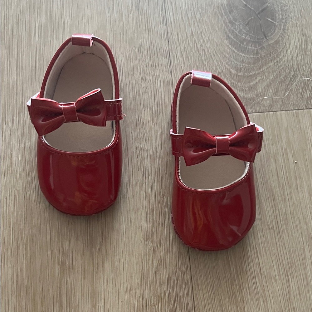 Red Bow Kids Shoes